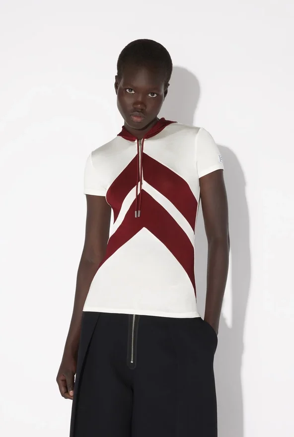 The White T-Shirt with Chevrons The White T-Shirt with Chevrons