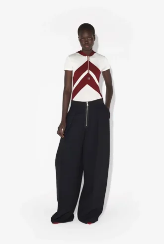 The White T-Shirt with Chevrons The White T-Shirt with Chevrons