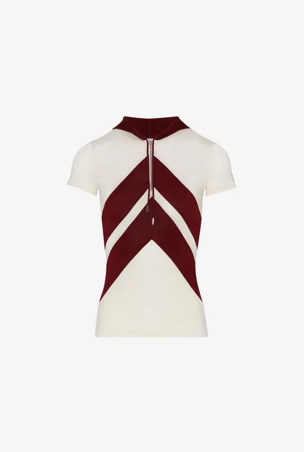 The White T-Shirt with Chevrons The White T-Shirt with Chevrons